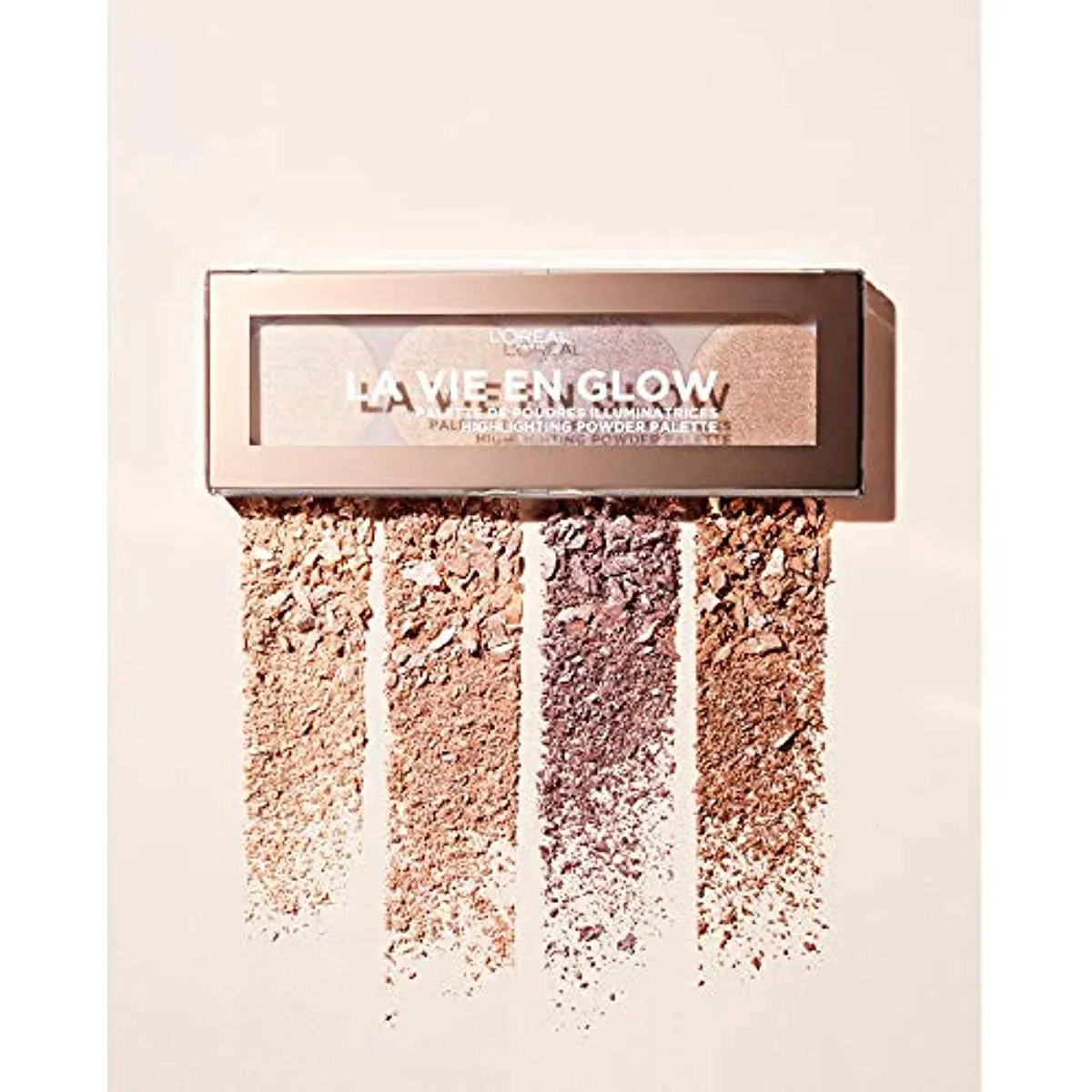 LOreal Paris La Vie En Glow Highlighting Powder Palette for Warm Glowing