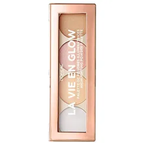 LOreal Paris La Vie En Glow Highlighting Powder Palette for Warm Glowing