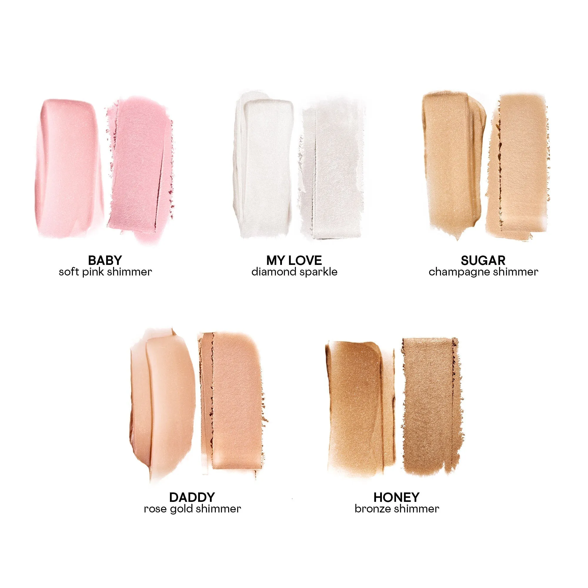 Major Glow Crème & Powder Light Reflecting Translucent Highlighter Duo (Honey)