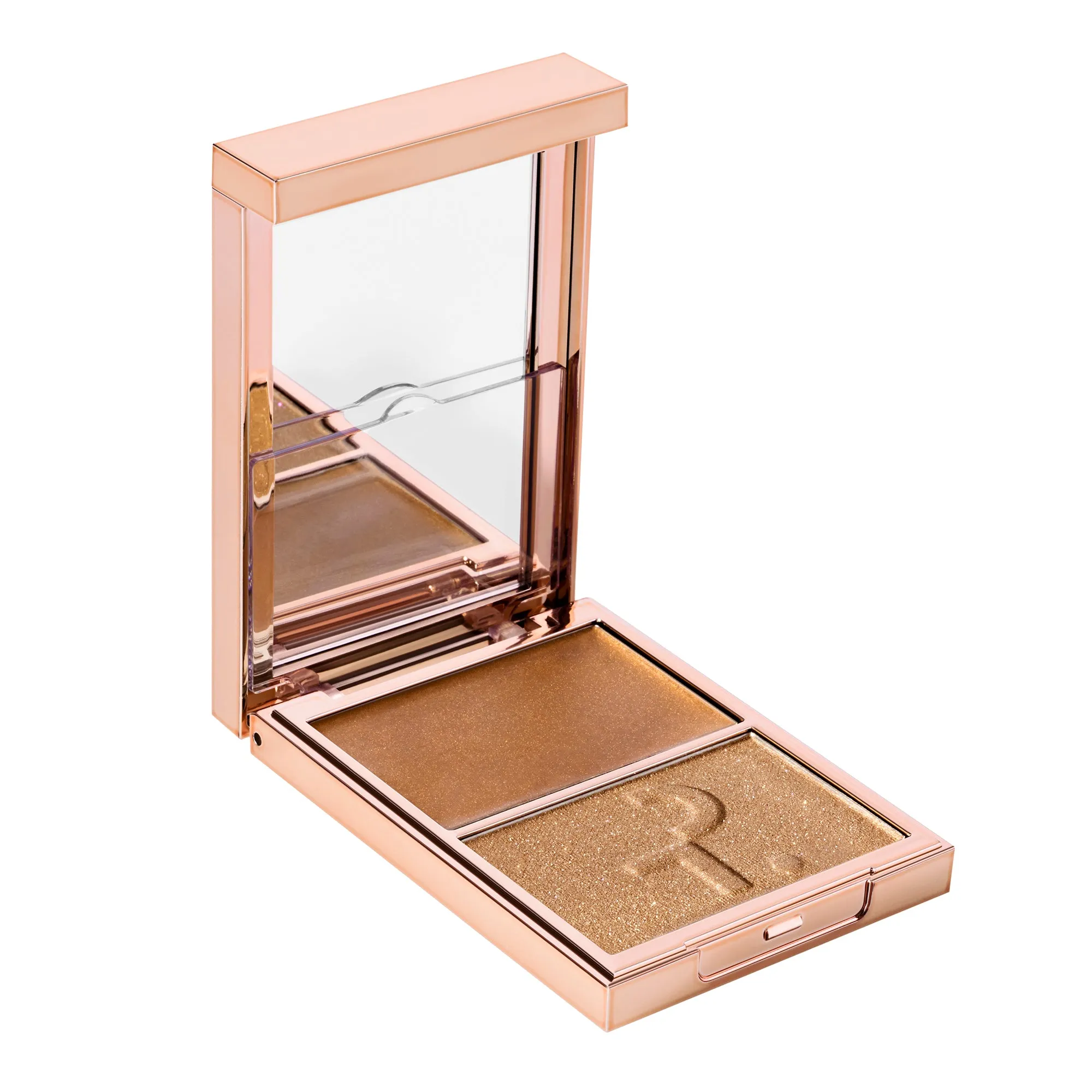 Major Glow Crème & Powder Light Reflecting Translucent Highlighter Duo (Honey)