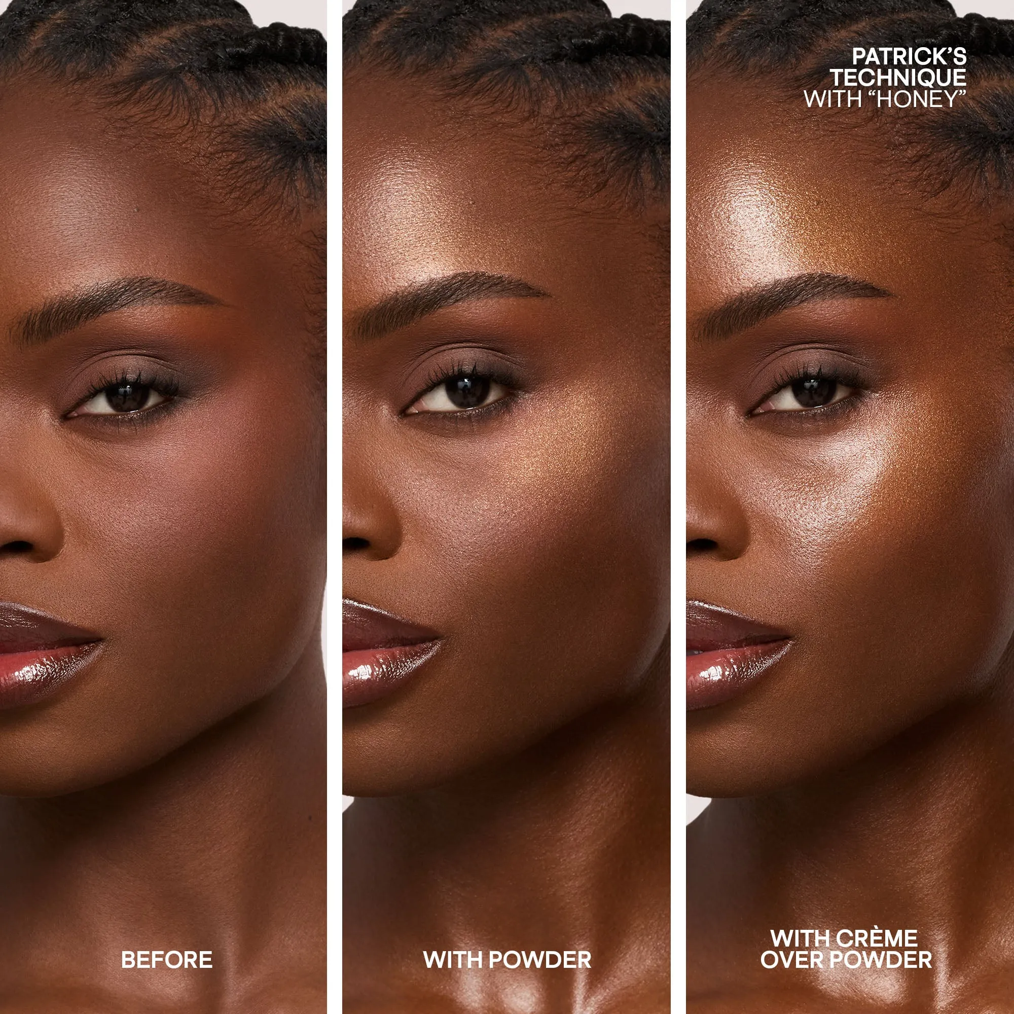 Major Glow Crème & Powder Light Reflecting Translucent Highlighter Duo (Honey)