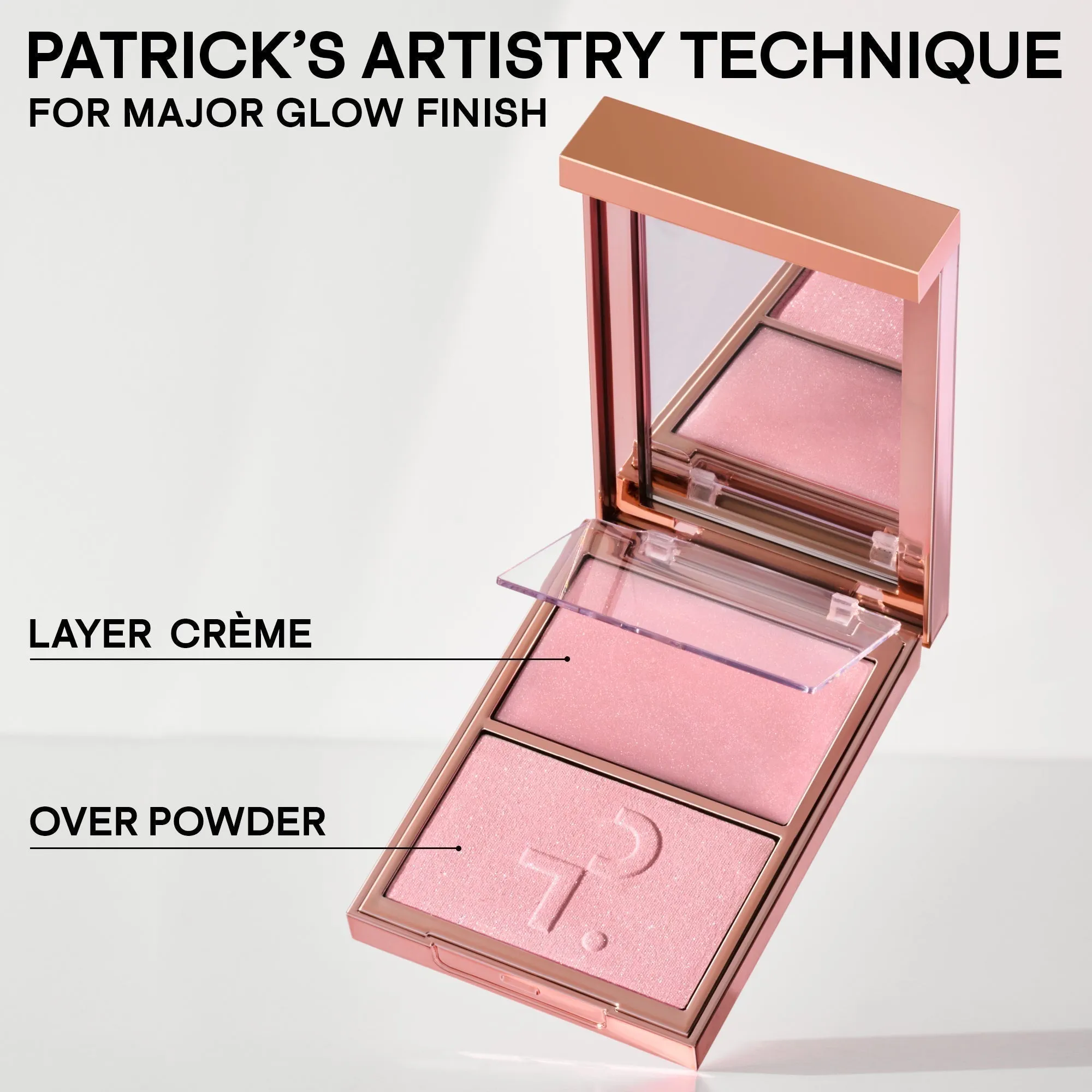 Major Glow Crème & Powder Light Reflecting Translucent Highlighter Duo (Honey)