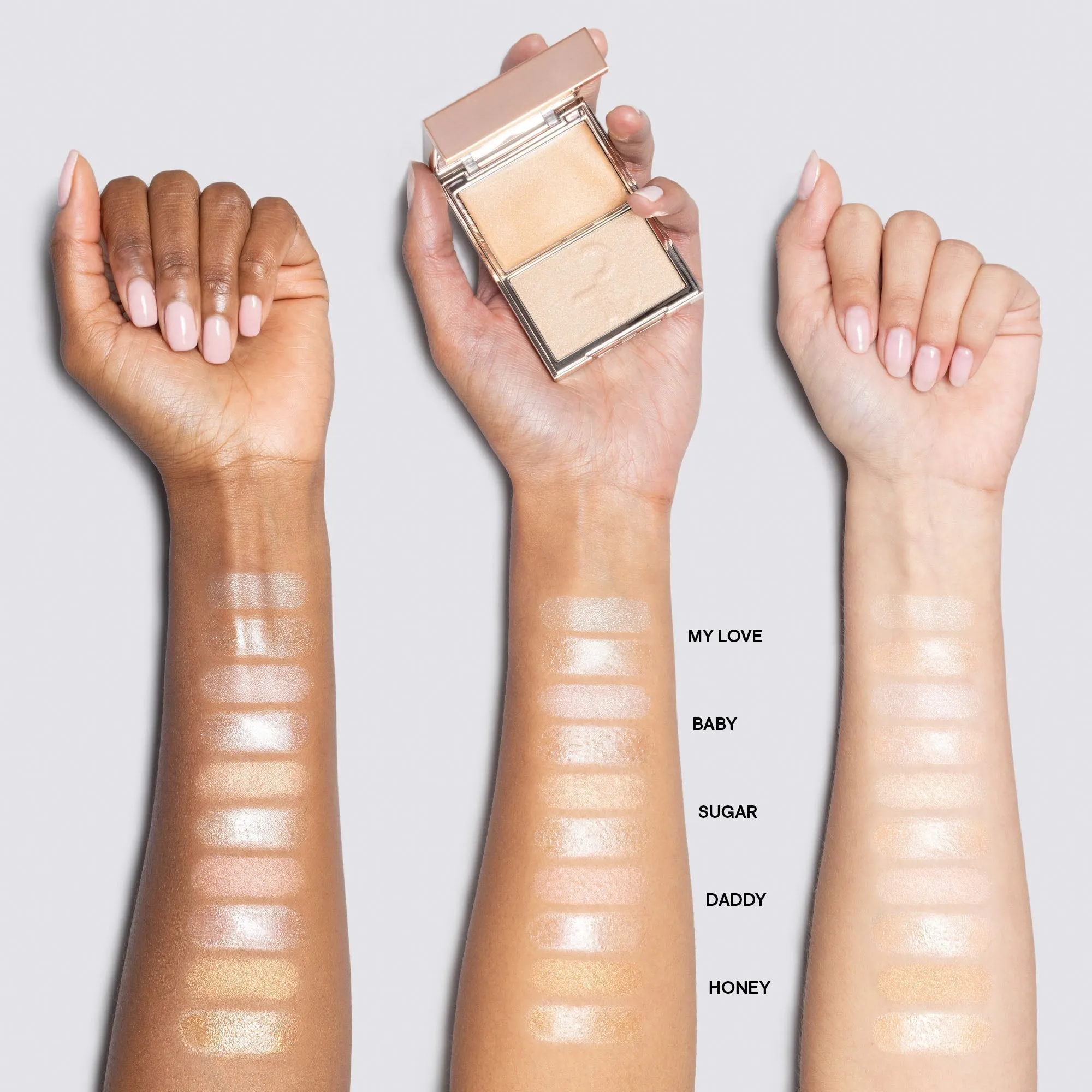 Major Glow Crème & Powder Light Reflecting Translucent Highlighter Duo (Honey)