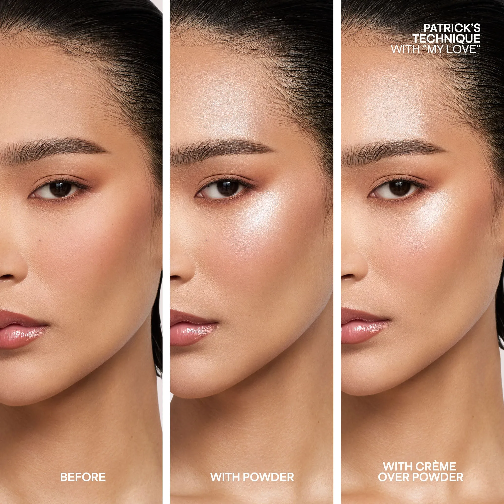 Major Glow Crème & Powder Light Reflecting Translucent Highlighter Duo (My Love)
