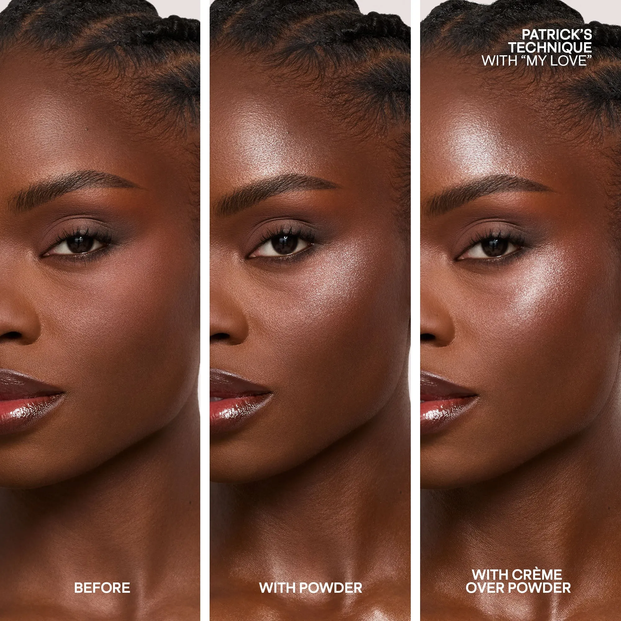 Major Glow Crème & Powder Light Reflecting Translucent Highlighter Duo (My Love)