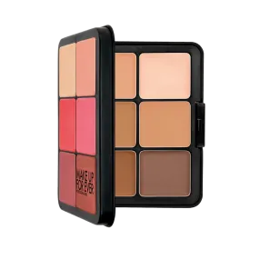 MAKE UP FOR EVER - Multiuse Cream Foundation, Blush & Highlight Palette - Light to medium