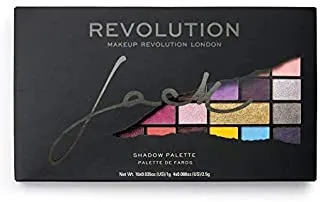 Makeup Revolution X Jack Eyeshadow Palette, Matte & Shimmer, Intense Colors, 20 Shades, Cruelty-Free, 0.45 Oz