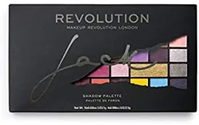 Makeup Revolution X Jack Eyeshadow Palette, Matte & Shimmer, Intense Colors, 20 Shades, Cruelty-Free, 0.45 Oz