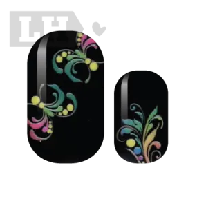 Mardi Gras Nail Wrap