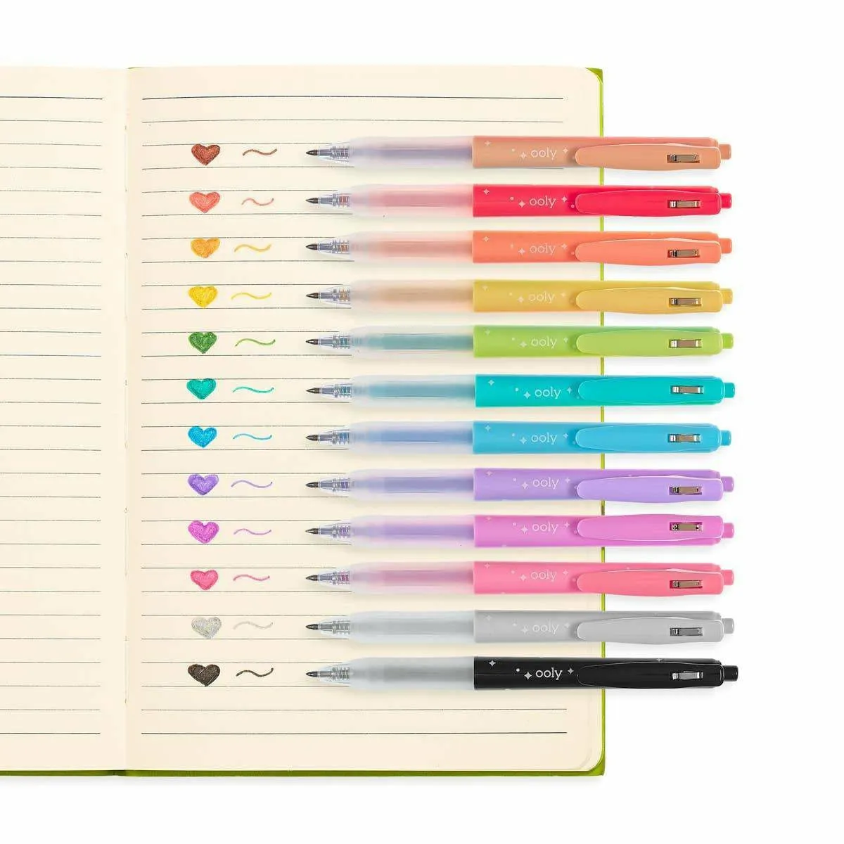 Ooly Oh my Glitter! Retractable Gel Pens - Set of 12