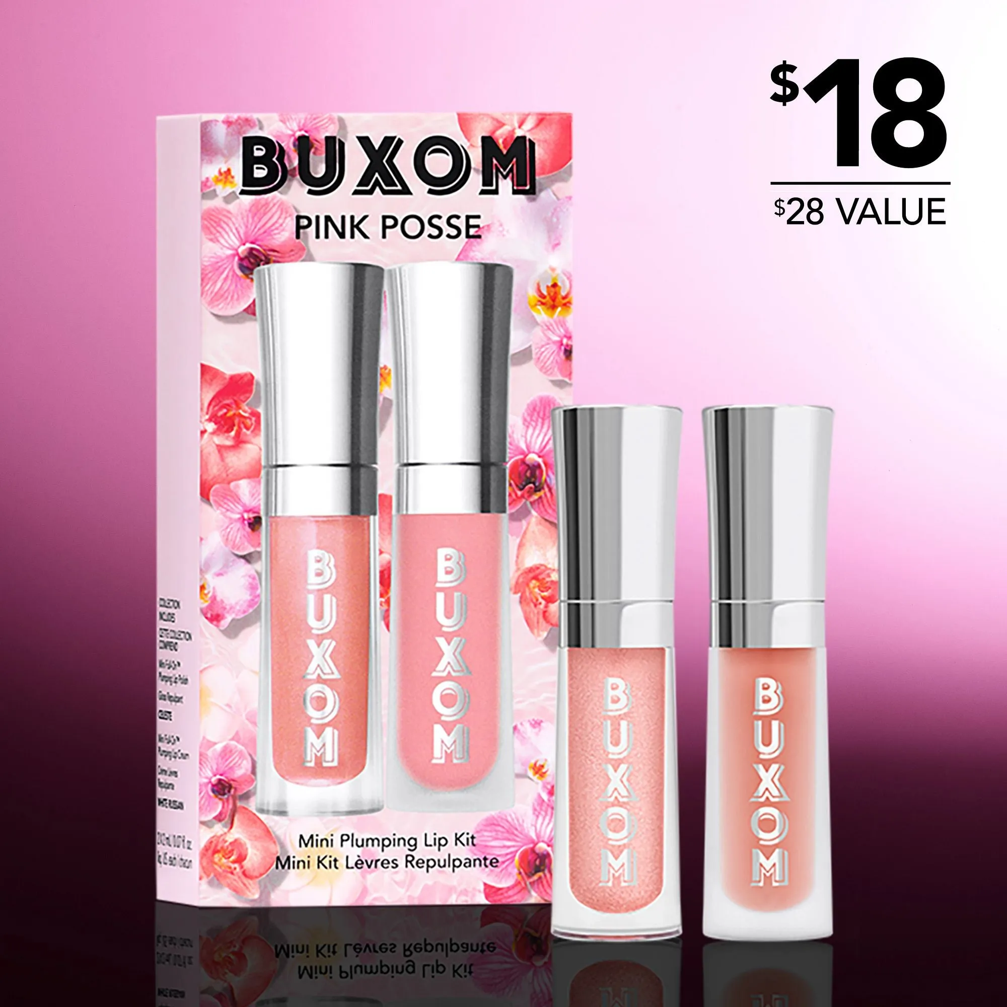 Pink Posse Mini Plumping Lip Gloss Set