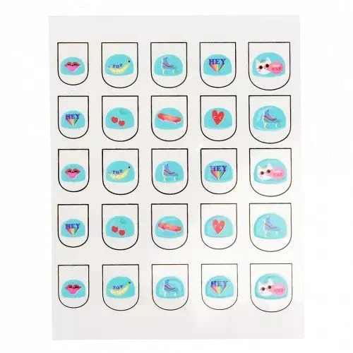 Rex London Top Banana Nail Stickers (Pack Of 25)