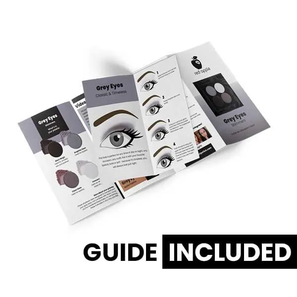 Shimmer Eye Shadow Palette for Grey Eyes