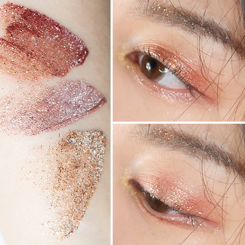Shimmering Six-Color Liquid Eyeshadow Palette