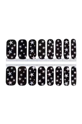 Silver Stars | Nail Wraps