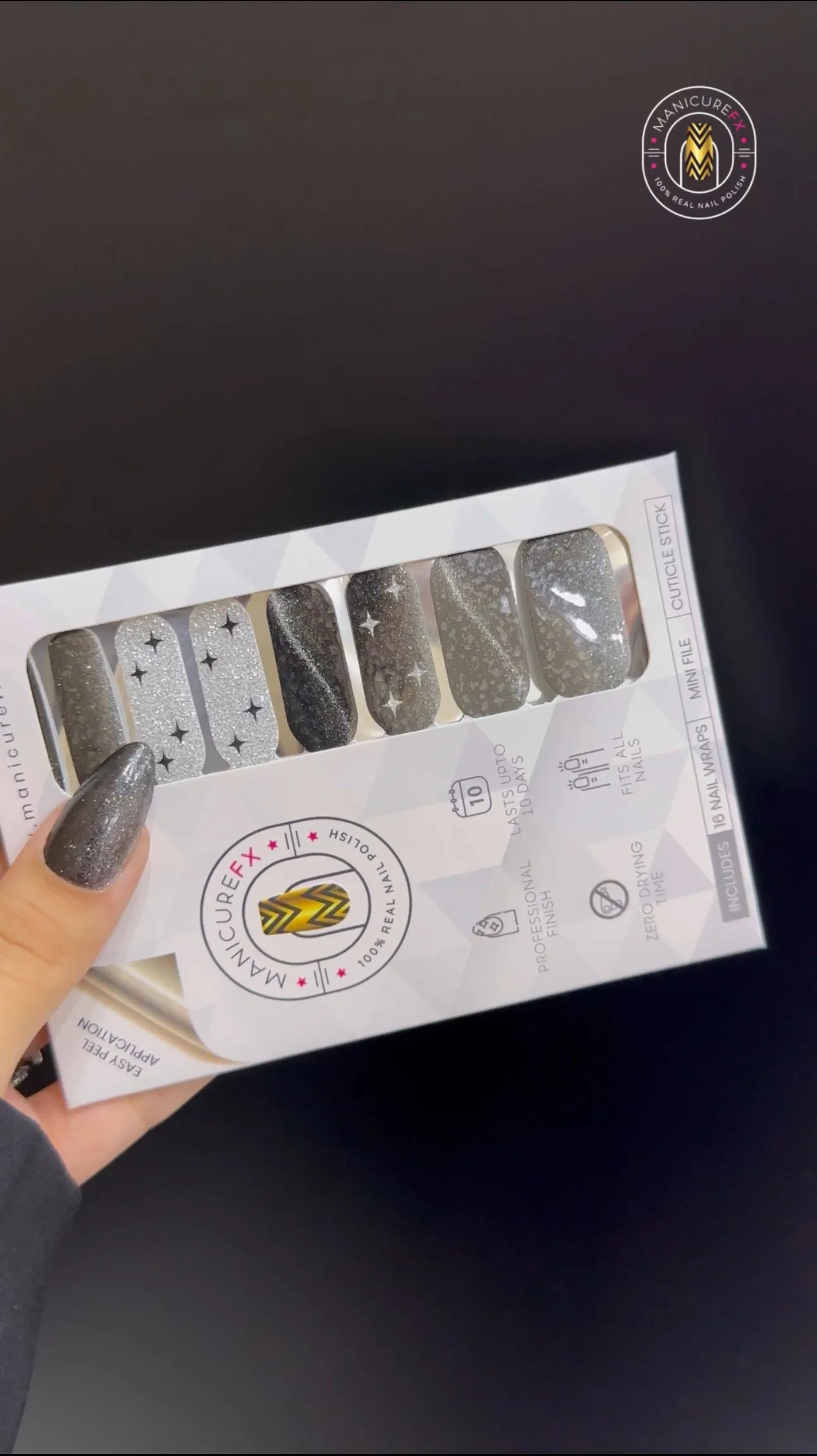 Starlit Shimmer - Nail Wraps (Standard)