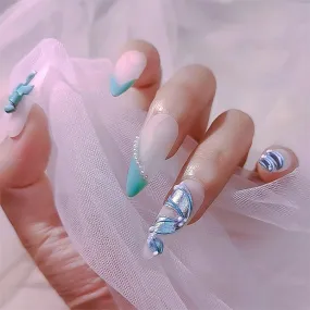 Sticker Unique Japanese Pearl Ribbon