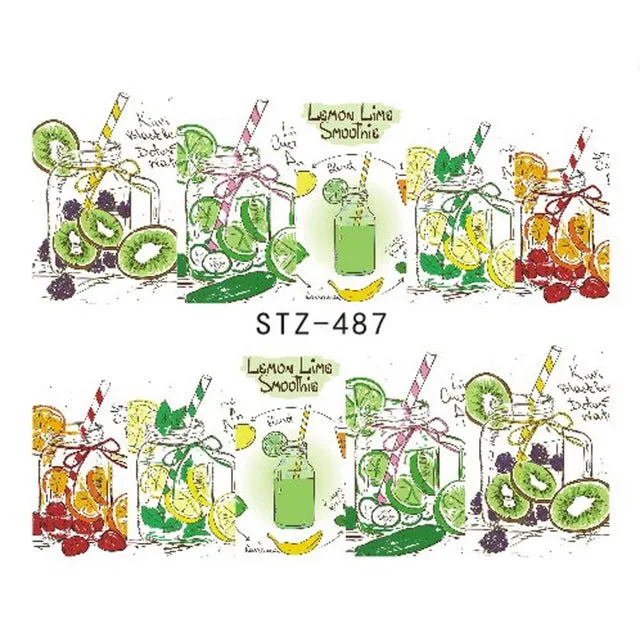 Summer Desserts | 15 Colors To Choose From | Nail Art Decals