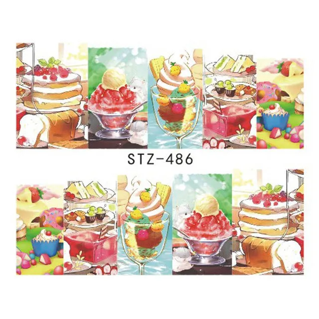 Summer Desserts | 15 Colors To Choose From | Nail Art Decals
