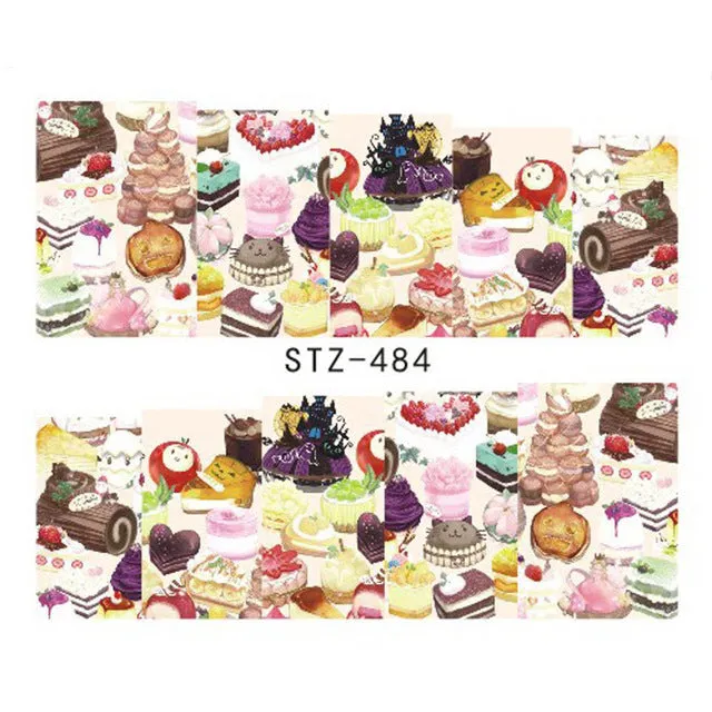 Summer Desserts | 15 Colors To Choose From | Nail Art Decals