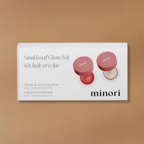 Sunkissed Glow Kit - Cream Blush & Highlighter Set | Minori