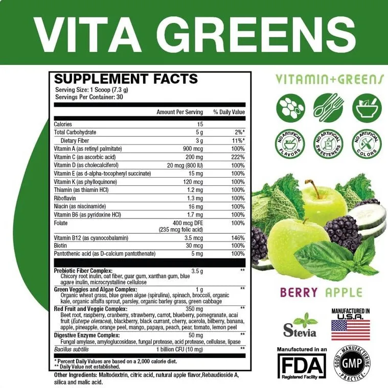 Sweat Ethic- Vita Greens 30 Servings
