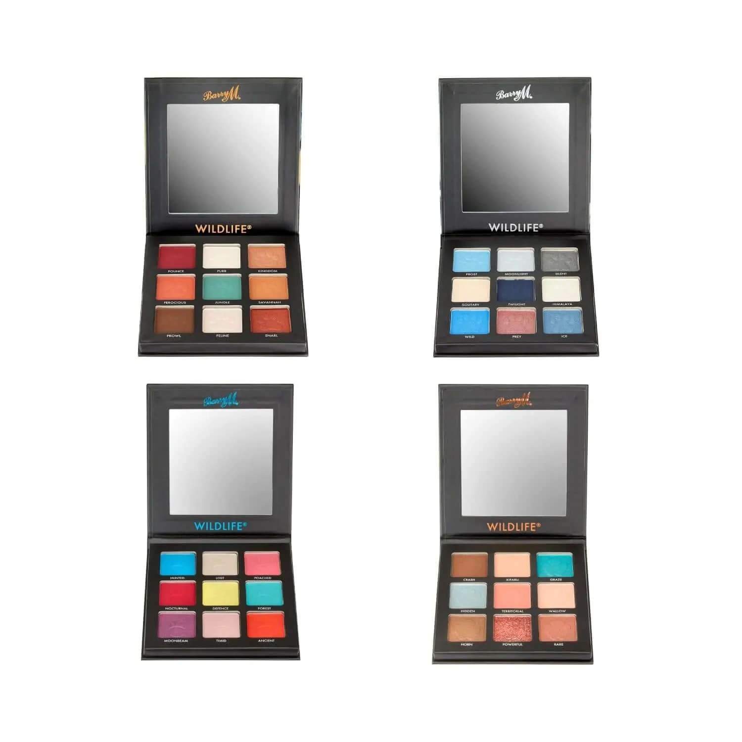 WILDLIFE® 4 Eyeshadow Palette Bundle