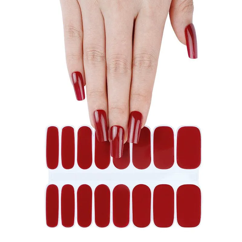 Wine | Jellies DIY Soft Semi Cured Gel Nail Wraps