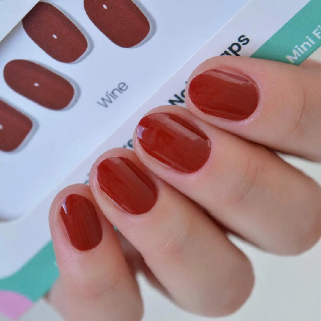 Wine | Jellies DIY Soft Semi Cured Gel Nail Wraps