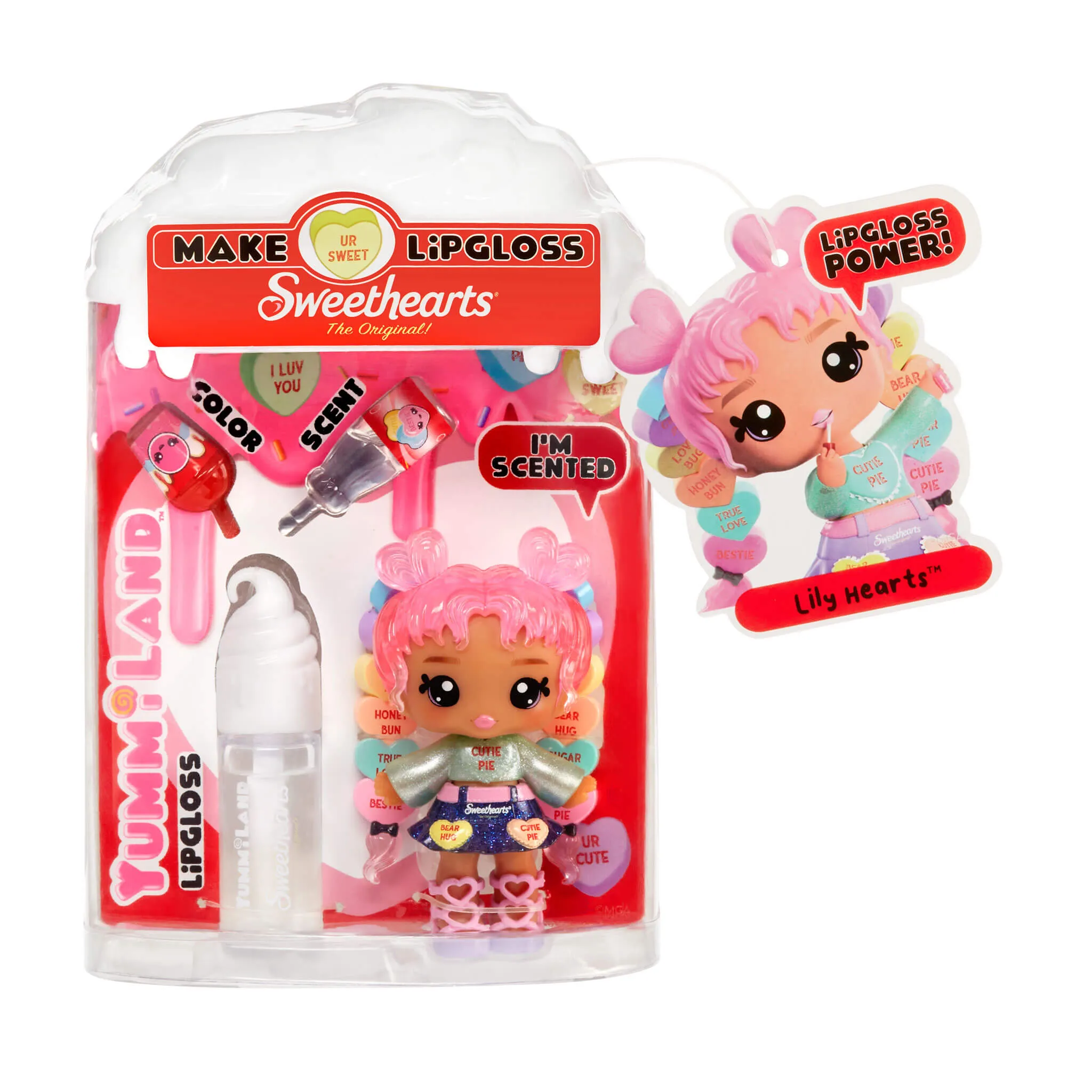 Yummiland x Sweethearts® Lip Gloss Doll - Lily Hearts