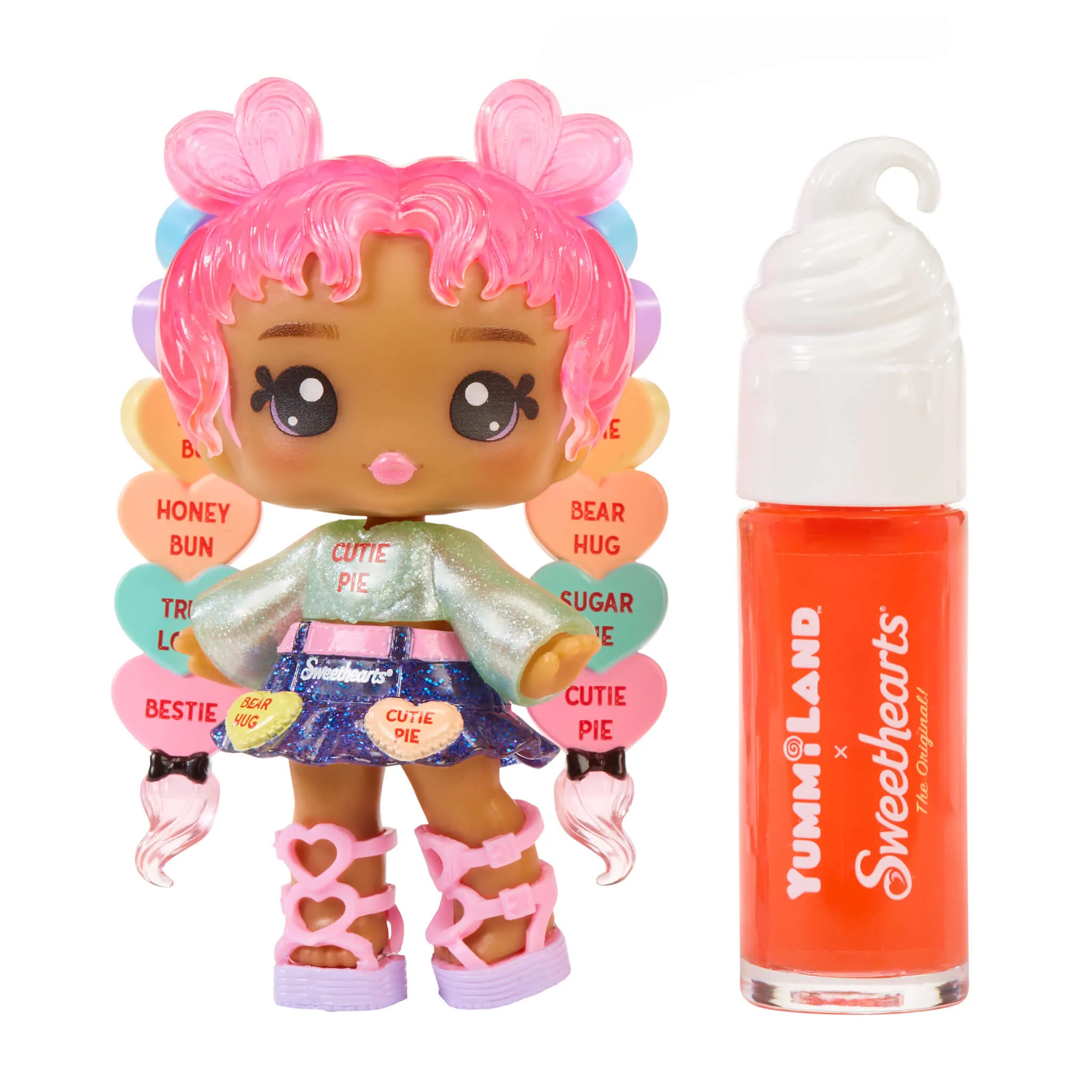 Yummiland x Sweethearts® Lip Gloss Doll - Lily Hearts