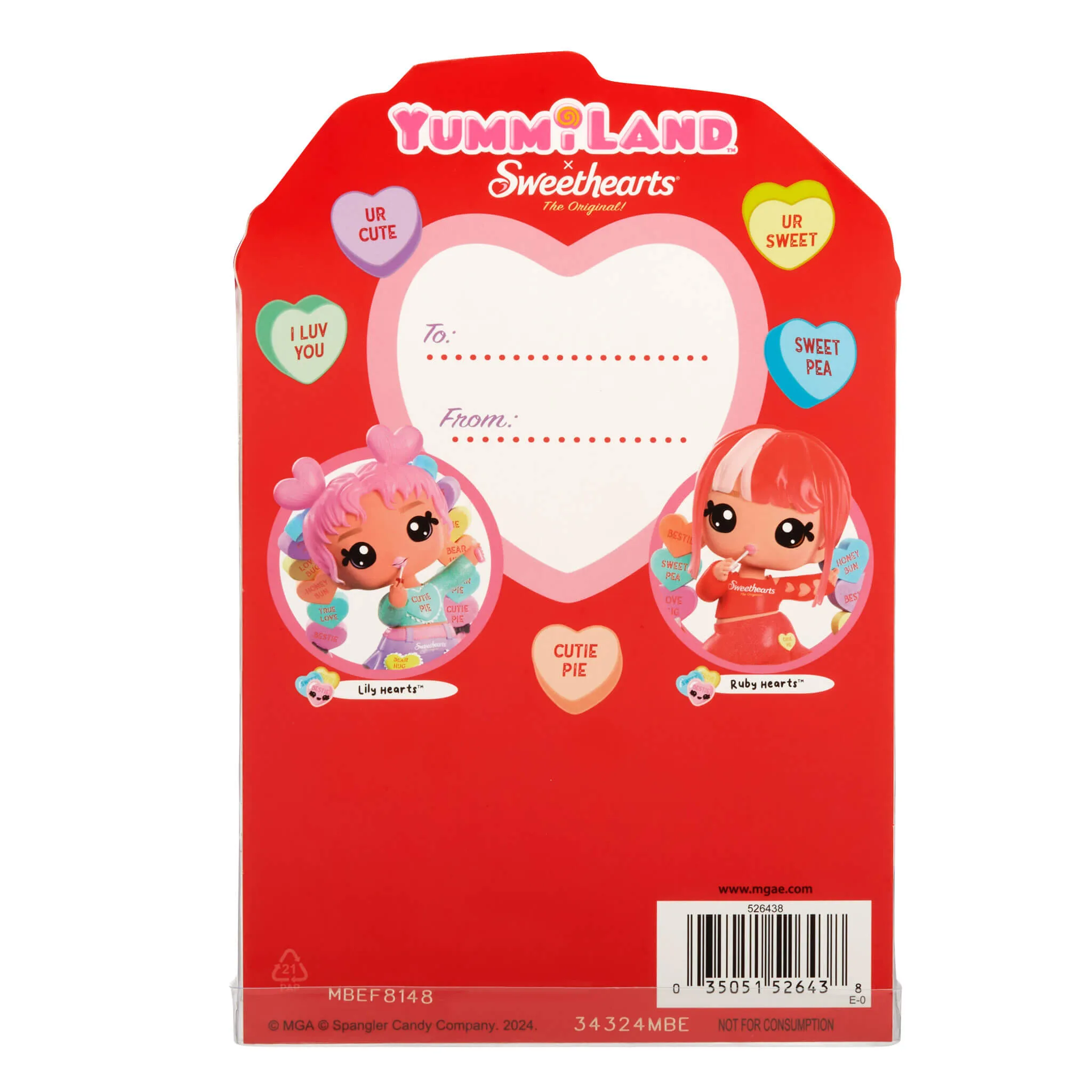 Yummiland x Sweethearts® Lip Gloss Doll - Lily Hearts